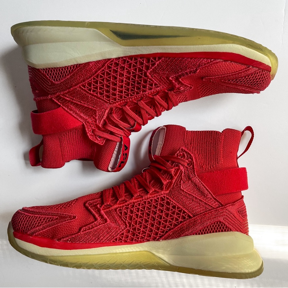 APL‎ Concept X Sneaker Red High Top Women's 7 Basketball Spring Tech Streetwear - Picture 4 of 13